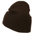 thumbnail image 3 of St.Patrick's Day Clover Embroidered Long Beanie - Brown OSFM, 3 of 5