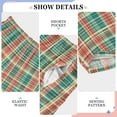 thumbnail image 6 of FORMRS Kids Pajama Pants with Pockets Size 13-14Y Boys Lounge Sleep Bottoms, Red Green Tartan Pattern, 6 of 8