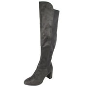 Marc Fisher Womens Loran Over The Knee Boots, Dark Gray Fabric, US 7.5