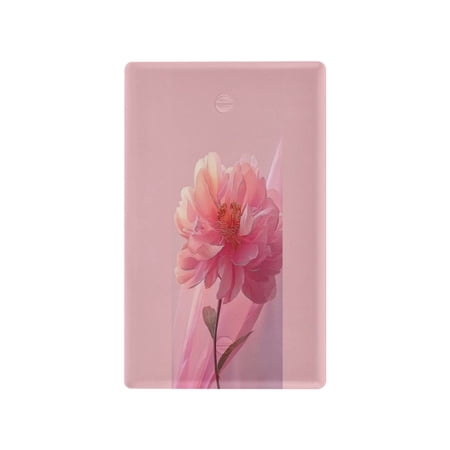 IAUYY Retardant PC Material Unused Outlet Cover Switch Plate Covers Easy DIY Installation with Screws Light Switch Cover Plate Tied with A Pink Ribbon