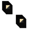 thumbnail image 4 of Billuyoard 10 hojas adhesivas A4 de terciopelo para joyero, forro para manualidades, telas suaves, plantilla para hacer cajones, mostrador, negro Negro 2piezas, 4 of 6