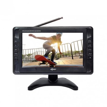 Axess TV170310 10.1 in. LCD TV ATSC Tuner USB SD Remote Control