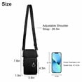 thumbnail image 2 of TSV Small Crossbody Cell Phone Pouch Purse for Women, Nylon Waterproof Shoulder Bag with Zipper Pockets, Adjustable Strap, 2 of 7