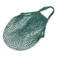 thumbnail image 3 of Uxcell Cotton Mesh Bag, 15x13.8" Reusable Mesh Net String Grocery Bags Organizer Dark Green, 3 of 6