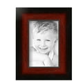 thumbnail image 2 of ArtToFrames 4" x 6" Honors Mahogany with Black Picture Frame, 4x6 inch Brown Wood Poster Frame (WOM-5154), 2 of 7