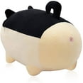 thumbnail image 4 of Auspicious Start - Almohada suave para perro de peluche Shiba Inu, juguete de peluche de anime Corgi, regalo para niños y niñas (negro, 15.7 pulgadas) Rojo Verde, 4 of 5