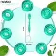 thumbnail image 2 of Beads disposable toothbrush with toothpaste–5 in 1 mini toothbrush, with dental floss, toothpick, tongue scraper|no need for water|individually packaged pre-applied toothpaste travel toothbrush|extra, 2 of 4