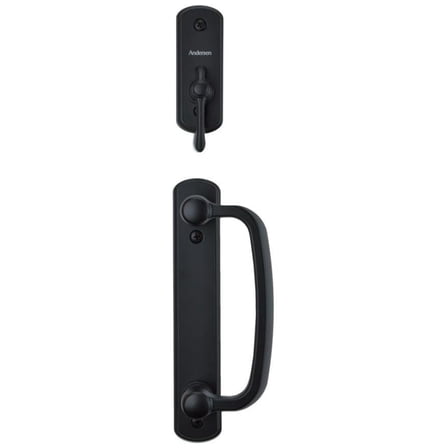 Andersen Albany 2-Panel Gliding Door Hardware Set in Black