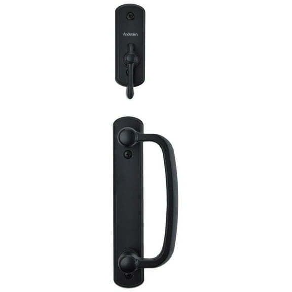 Andersen Albany 2-Panel Gliding Door Hardware Set in Black