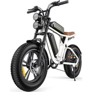 ENGWE 1000W 28MPH Moped Electric Bike 20" Fat Tire Electric Bicycle for Adults with Full Suspension Ebike,94Miles Range Off-Road Mountain Bike with Removable 48V 26Ah Lithium-Ion Battery,UL2849