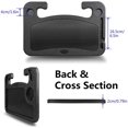 thumbnail image 3 of Multi-Function Portable Car Steering Wheel Desk Table, Steering Wheel Double-Sided Trays, Laptop Stand Table Holder Fits Most Vehicles Steering Wheels for Travels (Black), 3 of 7