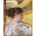 thumbnail image 3 of Cassatt, Mary 15x18 Black Modern Framed Museum Art Print Titled - At The Theater 1879, 3 of 5