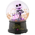 thumbnail image 1 of Globe terrestre de table 4,5" stylisé Jack Skellington et Zero Disney, 1 of 6