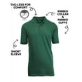 thumbnail image 2 of Men's Short Sleeve Pique Polo Shirts(S-2XL), 2 of 4