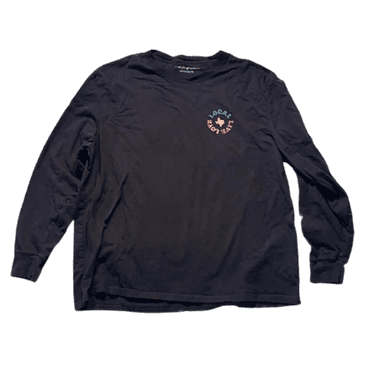 STATE OF MINE Women “Live Love Local” Long-Sleeve Tee In Black, XXL