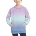 thumbnail image 2 of RXIRUCGD Chandail à Capuche Surdimensionné Col Rond Mode Enfants Manches Longues chandail 4-14 Ans pour Filles et Garçons, Multicolore, Taille : 13 Ans, 2 of 7