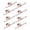 Pink, variant on Mega Cargo Control 2 Pack Heavy Duty Ratchet Straps with Wire J Hooks, 2" x 30' Cargo Tie Down Straps, 10,000 lb Breaking Strength, Trailer & Flatbed Load Securement, Blue