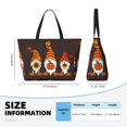 thumbnail image 4 of KdxioFall Gnomes for Beach Bag for Women Large Beach Tote Bag Waterproof Sandproof Swim Bag with Zipper Pockets Beach Vacation Travel, 4 of 7