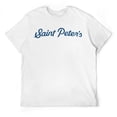 thumbnail image 3 of Saint Peter's Peacocks T-Shirts for Men, Casual Crew Neck Tee Shirts, Unisex Short Sleeve Tops, S-3XL, 3 of 8