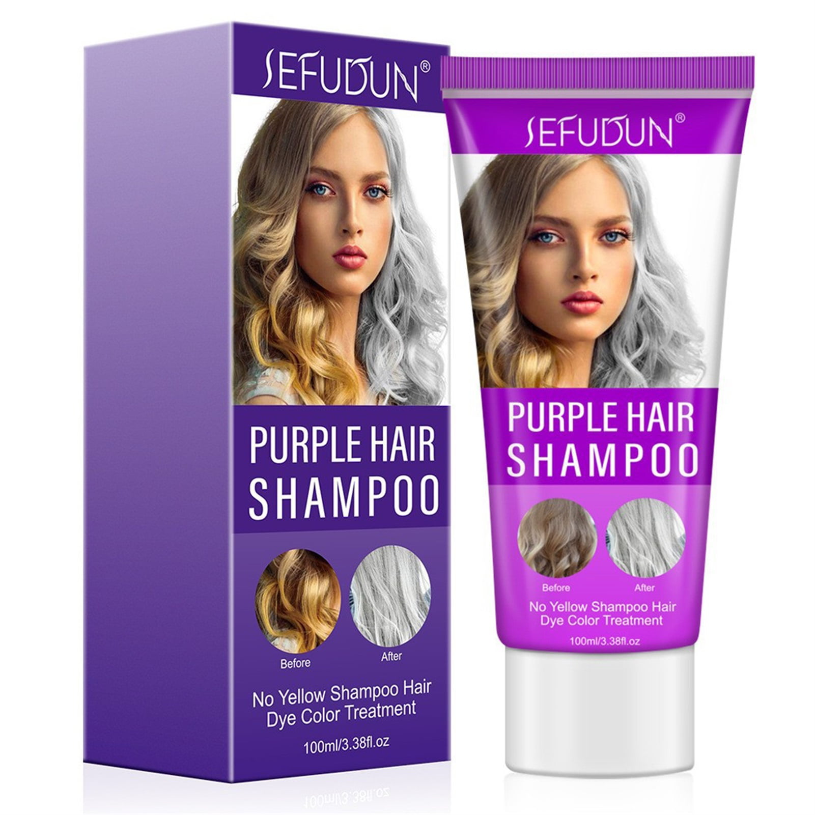 Gecorid Purple Shampoo | Hair Toner for Bleached Hair | Platinum & Silver  Hair Color Dye Maintain, Banish Yellow Hues, Reduce Brassiness & Conditions  Dry Damaged Hair 