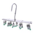 thumbnail image 2 of 2pcs Stainless steel drying rack with 18 clothespin Foldable Windproof, 2 of 2