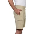 thumbnail image 3 of Wearfirst Men’s Classic Fit Stretch Lightweight Cargo Short (Tan/44), 3 of 5