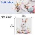 thumbnail image 5 of Satin Napkin Square 20 Inches Soft Smooth Decorative Napkins for Party Wedding Banquet and Dinner Bunny with Colorful Easter Eggs, 5 of 8