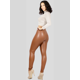 thumbnail image 3 of Leggins Cuero Afelpado Interior Strech Unitalla Legging Térmico de Talle Alto Malla Vinipiel Legins Mallon de Mujer, 3 of 5