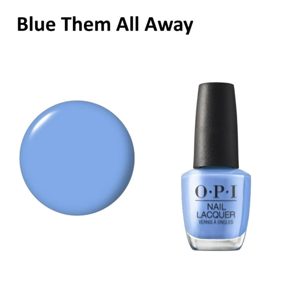 OPI Nail Lacquer Blue Them All Away 0.5 oz #NLS058