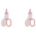 thumbnail image 1 of Methold Cortaúñas profesional para mascotas con luz LED Línea de sangre Herramienta de aseo Tijeras de superficie curva Recortadora Rosado 2Conjunto, 1 of 6