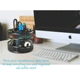 thumbnail image 5 of 1InTheOffice 10-Compartment Rotating Desk Organizer, Scissor Rack (Mesh), 5 of 5