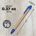 thumbnail image 5 of 10 Ballpoint Stylus Pens Pack - Recycled, Retractable - Blue, 5 of 5
