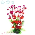 thumbnail image 4 of Planta Artificial de Plástico para Decoración de Acuarios, Roja, Talla Única JM, 4 of 5