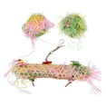 thumbnail image 1 of Bird Foraging Hanging Toy, Safe Colorful Design 2 Packs Of Paper Threads Bird Chewing Shredder Toys Anxiety Relief Natural  For African Grey, 1 of 8