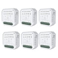 thumbnail image 1 of Riwcyla Module de Commutation de Rideau Intelligent Wi-Fi Module de Modification de Rideau pour la Maison Appareil Mobile Fonction de Partage de Minuterie Application Télécommandes Contrôle Compatible avec Commande Vocale à Domicile, 1 of 6