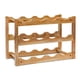 thumbnail image 1 of Solución de almacenamiento que ahorra espacio: elegante botellero de madera de 3 niveles para 12 botellas, 1 of 5