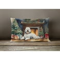 thumbnail image 3 of Old English Sheepdog Cozy Christmas Throw Pillow, 3 of 4