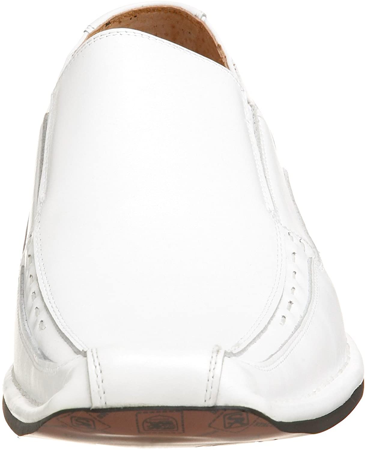 Men's Stacy Adams Templin 24507 White Leather 11 M - image 2 of 7