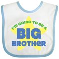 thumbnail image 3 of Inktastic I'm Going to Be a Big Brother Boys Baby Bib, 3 of 4