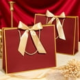 thumbnail image 4 of Specollect 5 Pcs Gift Bags, Cloth Material, Versatile for All Occasions, Sophisticated Gold Design, Reusable Party Favor Bags, 4 of 9
