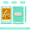 thumbnail image 3 of iPad mini 5th Generation (2019) 7.9-inch Case,Dteck Shockproof Rubber 3-layer Protection Armor Hybrid Kickstand Protector for iPad mini 4 (2015),Mintgreen, 3 of 6