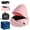 Pink, variant on Travel Pillow - Hooded Neck Pillow Airplane Memory Foam Filling for Plane, Office, Cars Sleeping, Road Trip, Long Flights, Airplane Travel Essentials, Includes Eye Mask & Earplugs WWSOGQH