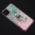 thumbnail image 5 of Kaleidio Case For iPhone 12 Pro Max (6.7") [Waterfall Quicksand] TPU Slim Gel [Ring Stand] Hybrid Skin Cover [Liquid Glitter Pink], 5 of 5