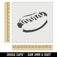 thumbnail image 2 of Hotdog Wiener Bun Ketchup Mustard DIY Cookie Wall Craft Stencil - 11.5 Inch, 2 of 5