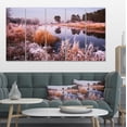 thumbnail image 1 of Fée Automne Aube Panorama - Impression Paysager Uvre Murale, 1 of 3