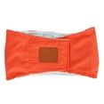 thumbnail image 4 of Envoltura para el vientre del perro, pantalones fisiológicos reutilizables para mascotas, pañales antiacoso para ropa interior para perros (naranja XL), 4 of 12