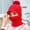 Red, variant on Kiplyki Women's Cold-proof Neck Protection One-piece Hat Warm Knitted Hat