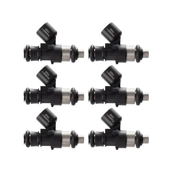 Fuel Injector Set 6 Piece - Compatible with 2011 - 2018 Ford Edge 2012 2013 2014 2015 2016 2017