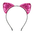 thumbnail image 2 of Diadema con orejas de gato, diadema reversible con lentejuelas para fiesta, diadema con orejas de gato, diadema optimizada para la excelencia, 2 of 14