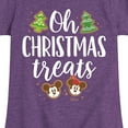 thumbnail image 3 of Disney - Oh Christmas Treats - Toddler & Youth Girls Short Sleeve Graphic T-Shirt, 3 of 5